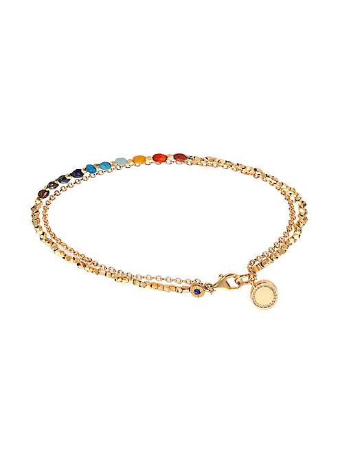 Astley Clarke - Biography Semi-Precious Multi-Stone & White Sapphire Cosmos Beaded Friendship Bracelet