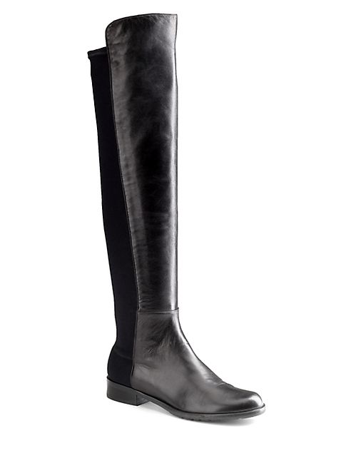 Stuart Weitzman - 5050 Leather Over-The-Knee Boots