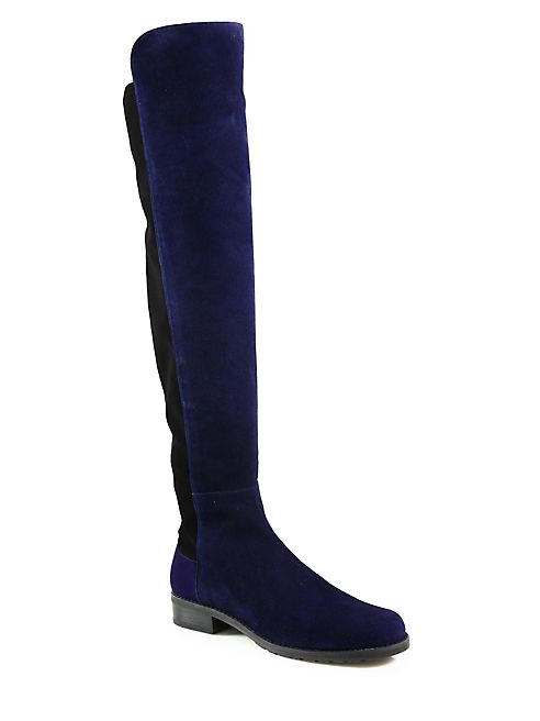 Stuart Weitzman - 5050 Suede Over-The-Knee Boots