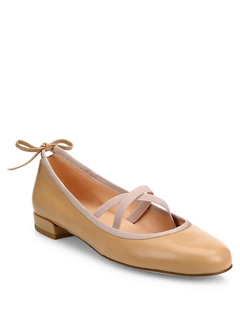 Stuart Weitzman - Bolshoi Leather Ballet Flats