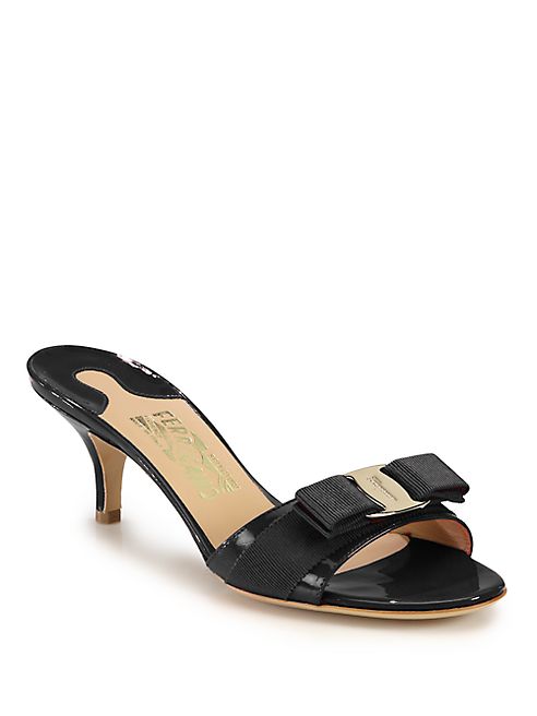 Salvatore Ferragamo - Glory Patent Leather Sandals