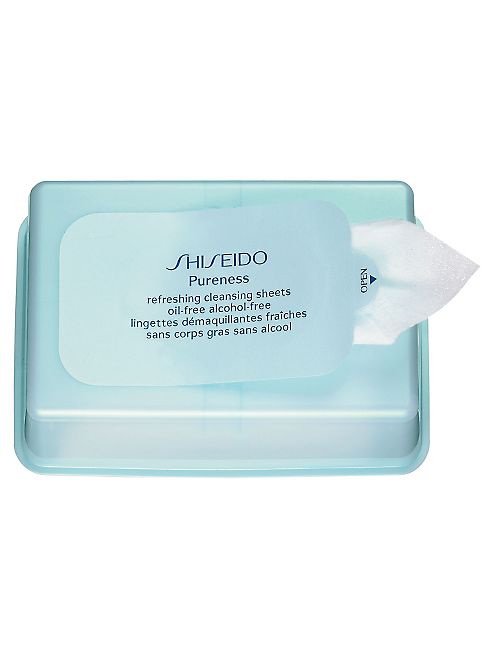 Shiseido - Pureness Refreshing Cleansing Sheets Oil-Free Alcohol-Free/30 Sheets