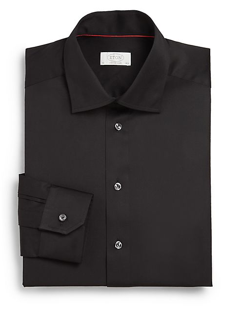 Eton - Contemporary-Fit Cotton Twill Shirt