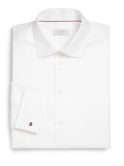 Eton - Contemporary-Fit French Cuff Twill Dress Shirt