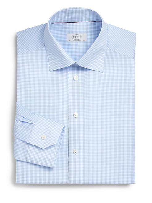 Eton - Regular-Fit Gingham Dress Shirt