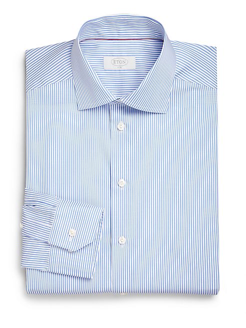 Eton - Slim-Fit Bengal Stripe Dress Shirt