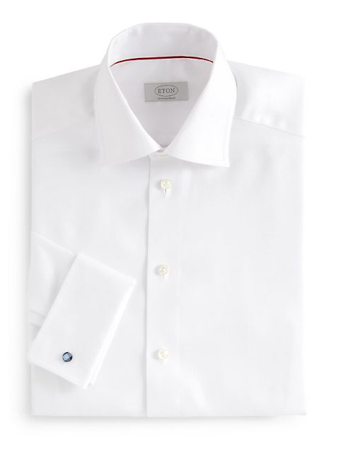 Eton - Contemporary-Fit French Cuff Twill Dress Shirt