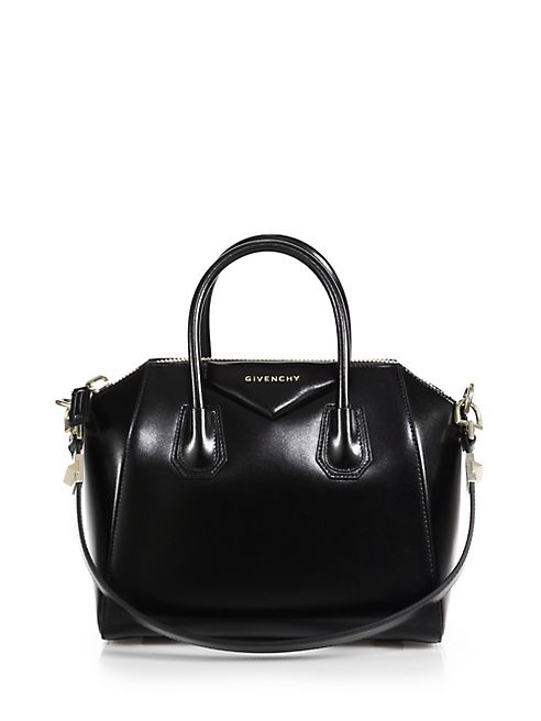 Givenchy - Antigona Small Glazed Leather Satchel