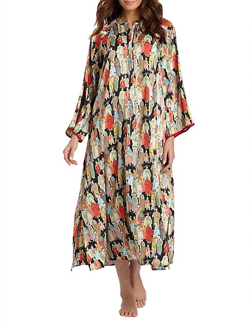 Natori - Dynasty Zip Caftan