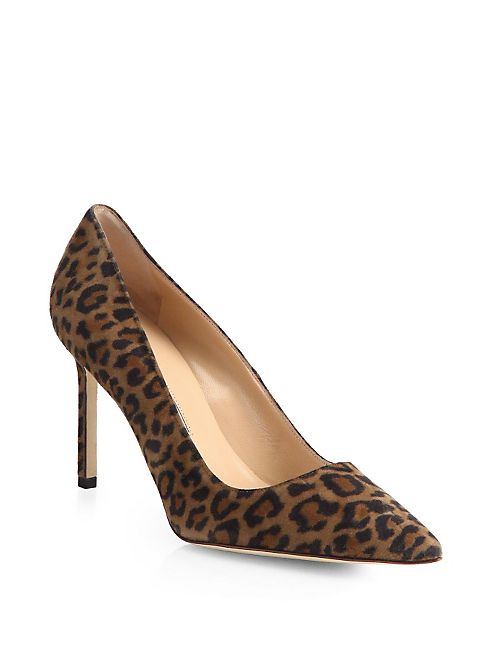 Manolo Blahnik - BB 90 Suede Point Toe Pumps