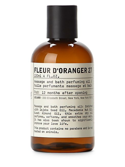 Le Labo - Fleur D'Oranger 27 Body Oil/4.0 oz.