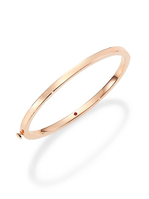 Roberto Coin - 18K Rose Gold Oval Bangle Bracelet