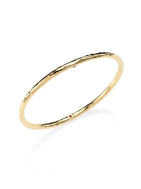 Roberto Coin - Martellato 18K Yellow Gold Bangle Bracelet