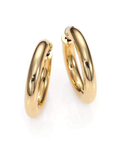 Roberto Coin - 18K Yellow Gold Hoop Earrings/1