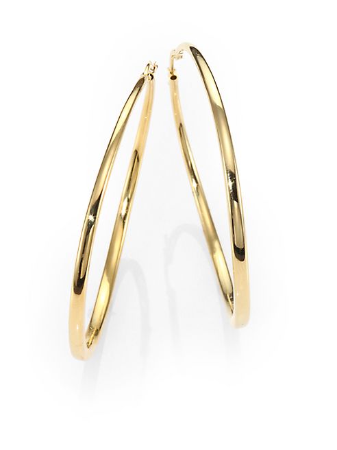 Roberto Coin - 18K Yellow Gold Hoop Earrings/2.5