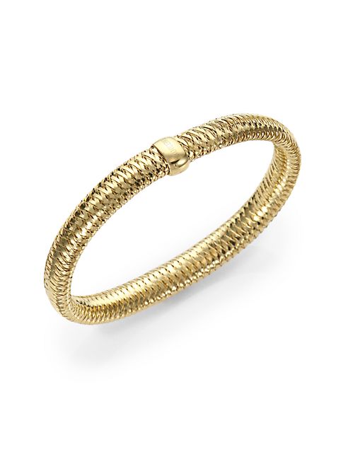 Roberto Coin - Primavera 18K Yellow Gold Medium Woven Bracelet