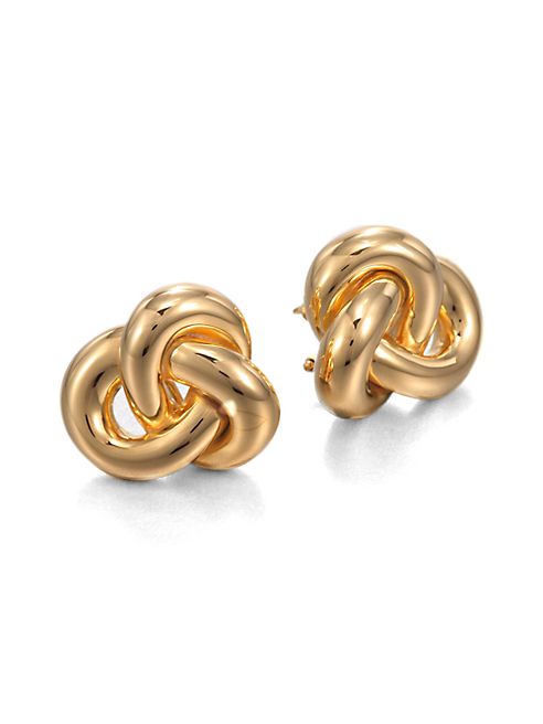 Roberto Coin - 18K Yellow Gold Knot Earrings