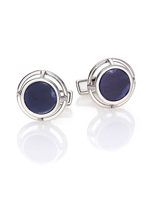 dunhill - Wireframe Sapphire Cuff Links