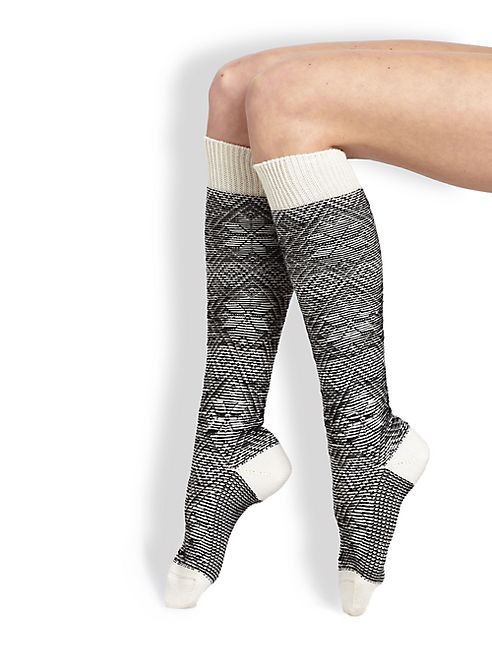 Maria La Rosa - Snowflake Knee-High Socks