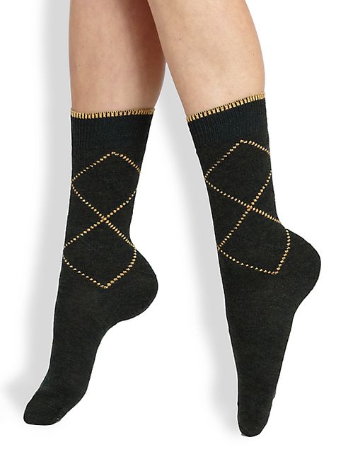 Maria La Rosa - Rhombus Mid-Calf Socks