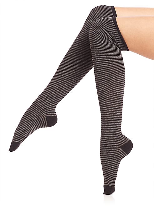 Ilux - Nobo Skinny Stripe Knee-High Socks