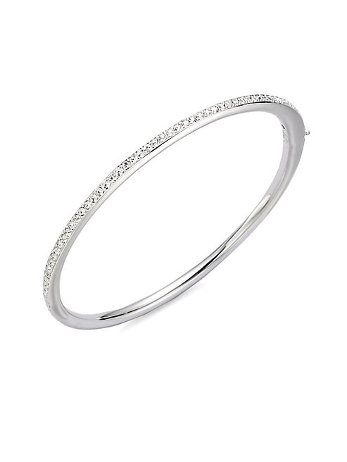 Adriana Orsini - Channel Set Crystal Bangle Bracelet