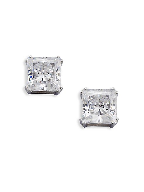 Adriana Orsini - Sterling Silver Square Stud Earrings