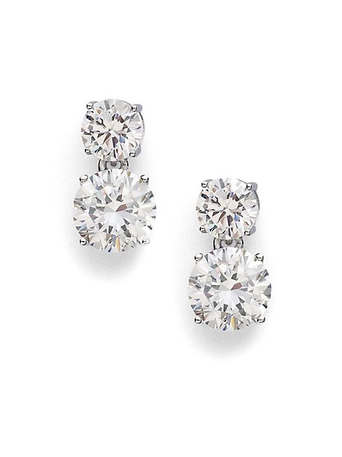 Adriana Orsini - Double Stud Drop Earrings