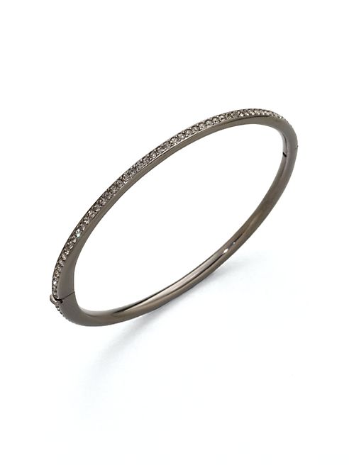 Adriana Orsini - Crystal Inlay Bangle Bracelet