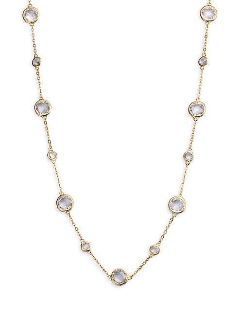 Adriana Orsini - Stationed Bezel-Set Necklace