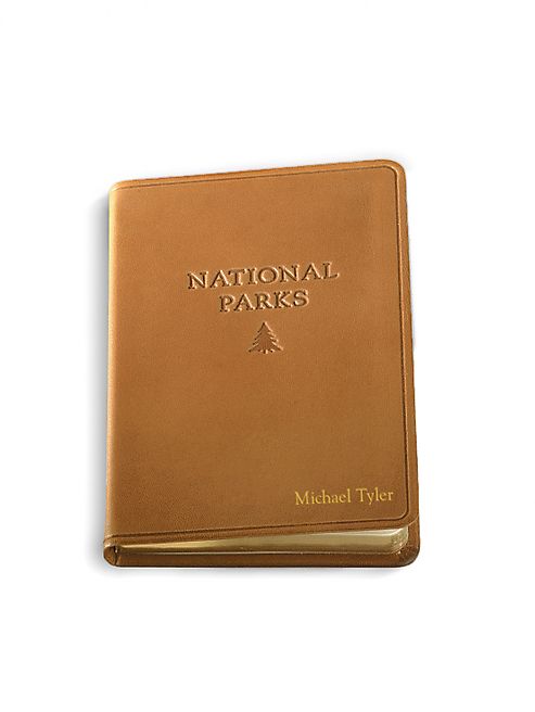 Graphic Image - Personalized Leather National Parks Journal