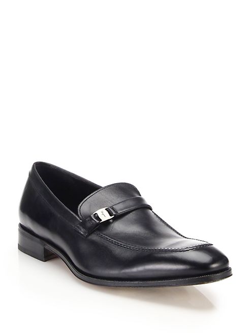 Salvatore Ferragamo - Destin Leather Loafers