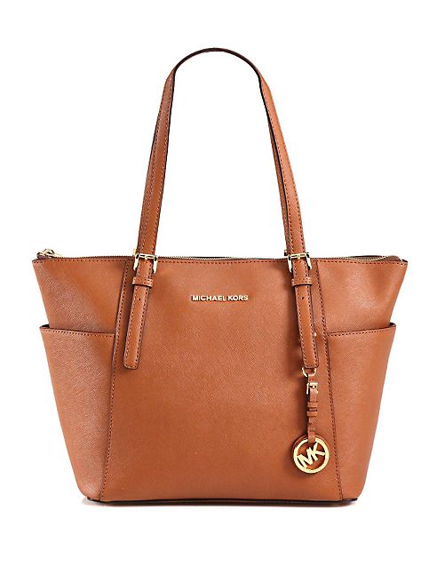 MICHAEL MICHAEL KORS - Jetset Saffiano Leather Tote