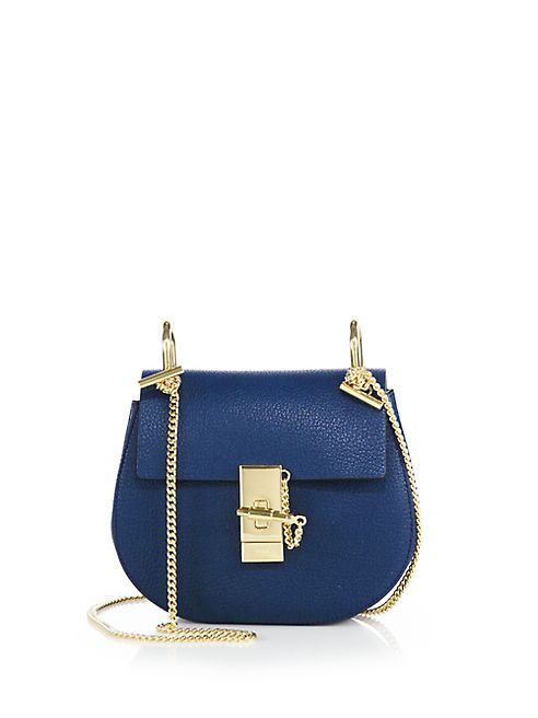 Chloé - Drew Mini Leather Saddle Crossbody Bag