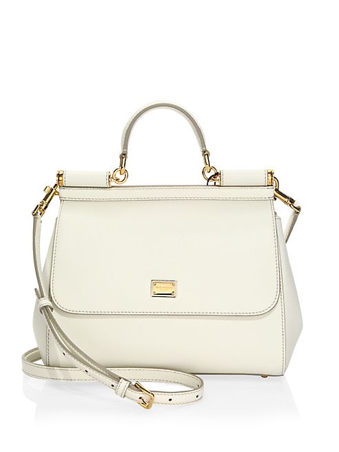 Dolce & Gabbana - Sicily Leather Top Handle Satchel