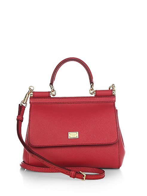 Dolce & Gabbana - Small Sicily Leather Top Handle Satchel