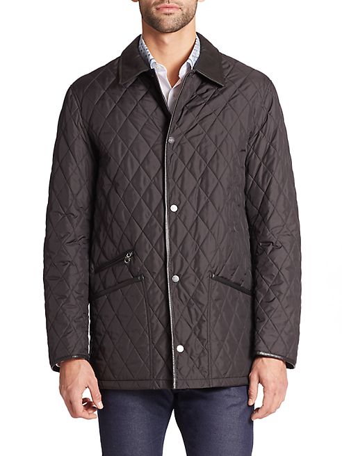 Salvatore Ferragamo - Quilted Barn Coat