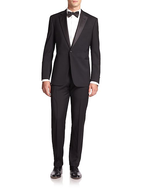 Armani Collezioni - Notched-Lapel Virgin Wool Tuxedo