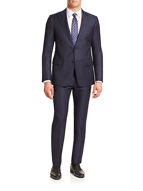 Armani Collezioni - Textured Virgin Wool Suit