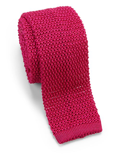 Charvet - Solid Knit Silk Tie