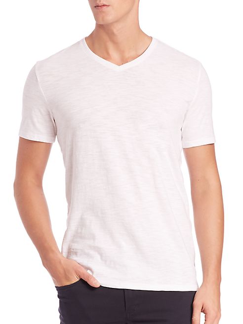 Vince - Cotton V-Neck Tee