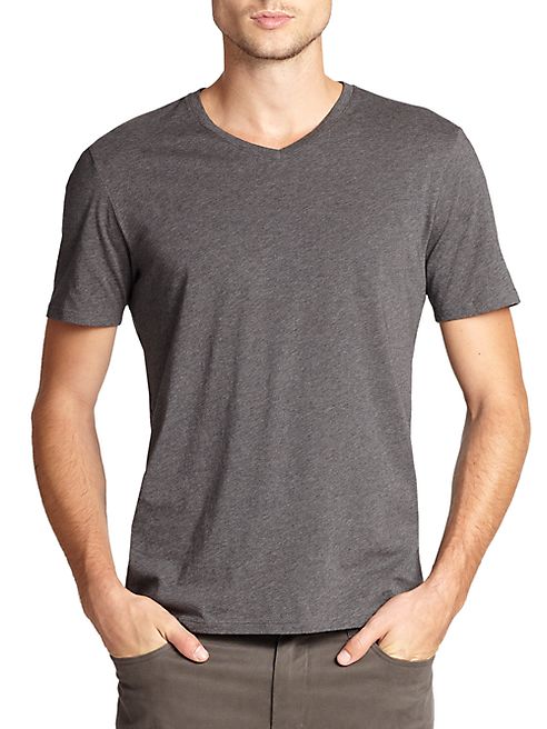 Vince - Cotton V-Neck Tee