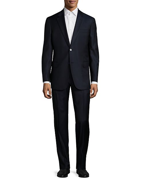 Saks Fifth Avenue Collection - Solid Wool Suit