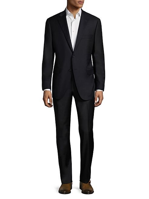 Saks Fifth Avenue Collection - Regular-Fit Wool Suit