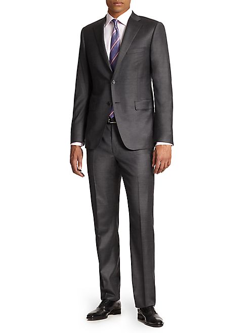 Saks Fifth Avenue Collection - Basic Wool Suit