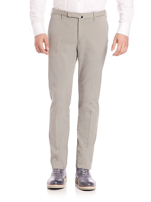 Incotex - Slim Batavia Flat Front Pants