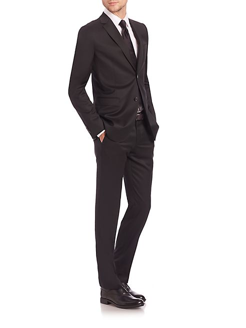 Giorgio Armani - Taylor Basic Two-Button Wool Suit