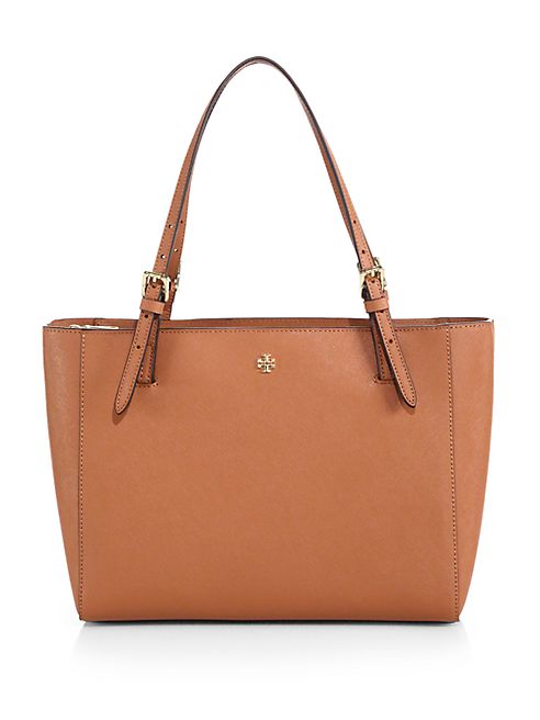 Tory Burch - York Small Saffiano-Leather Tote