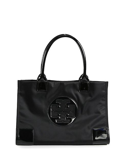 Tory Burch - Ella Mini Nylon & Faux Leather Tote