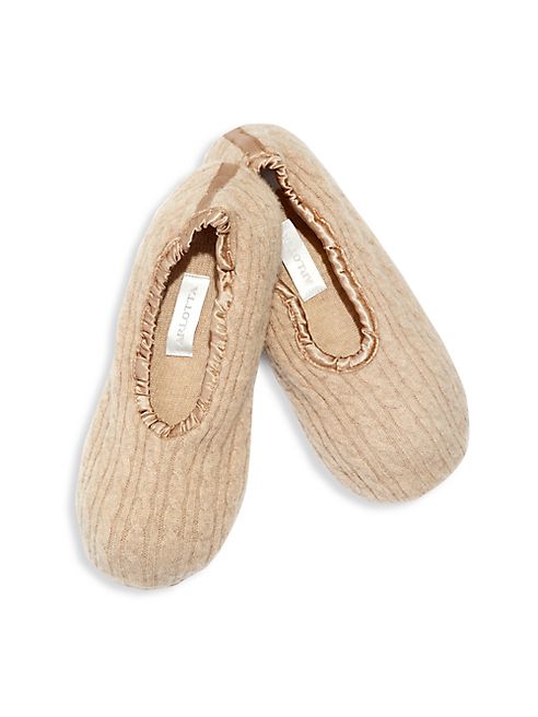 Arlotta Exclusively for Saks 5th Avenue - Cashmere Ballet Slippers